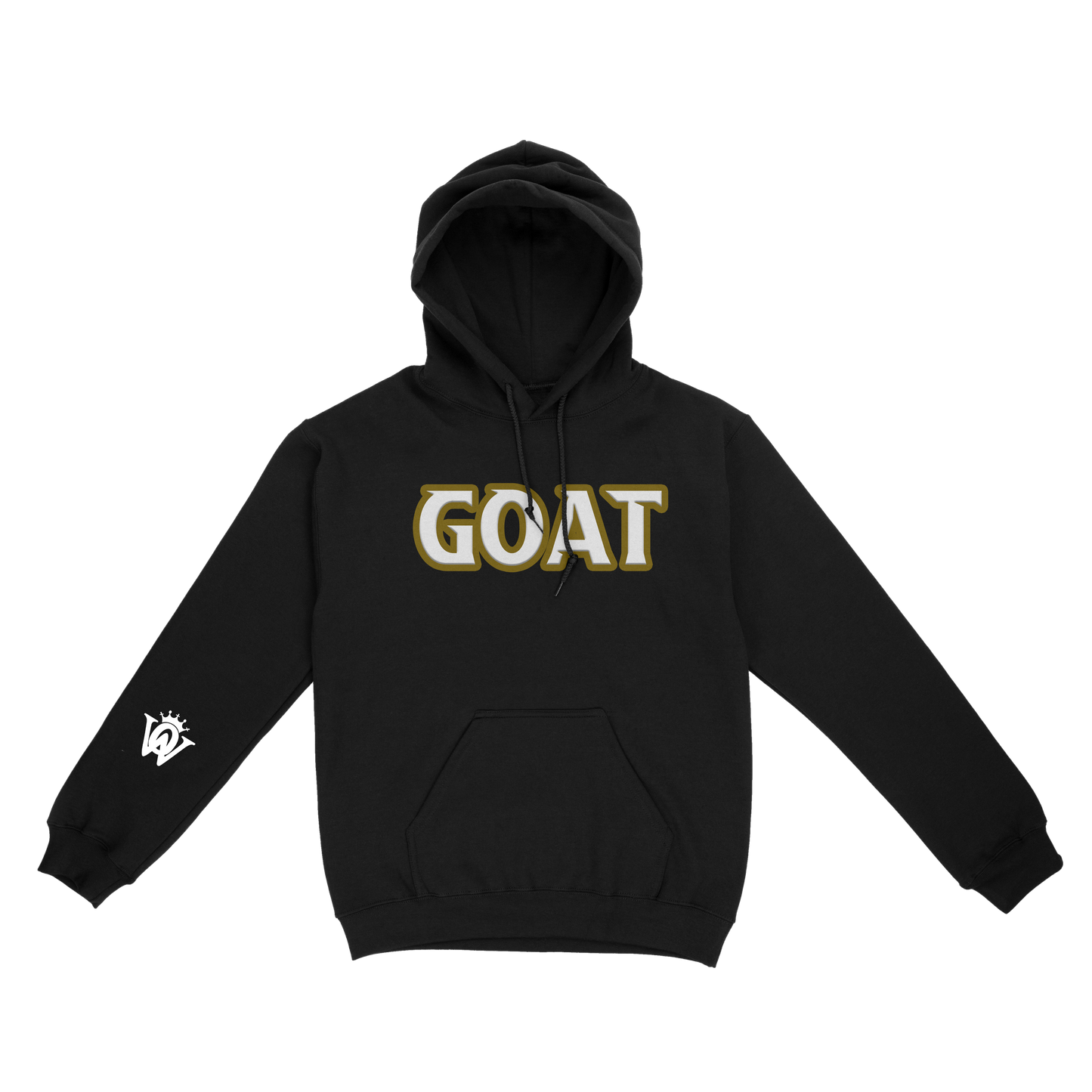 2020 GOAT Hoodie Black/White/Vegas Gold