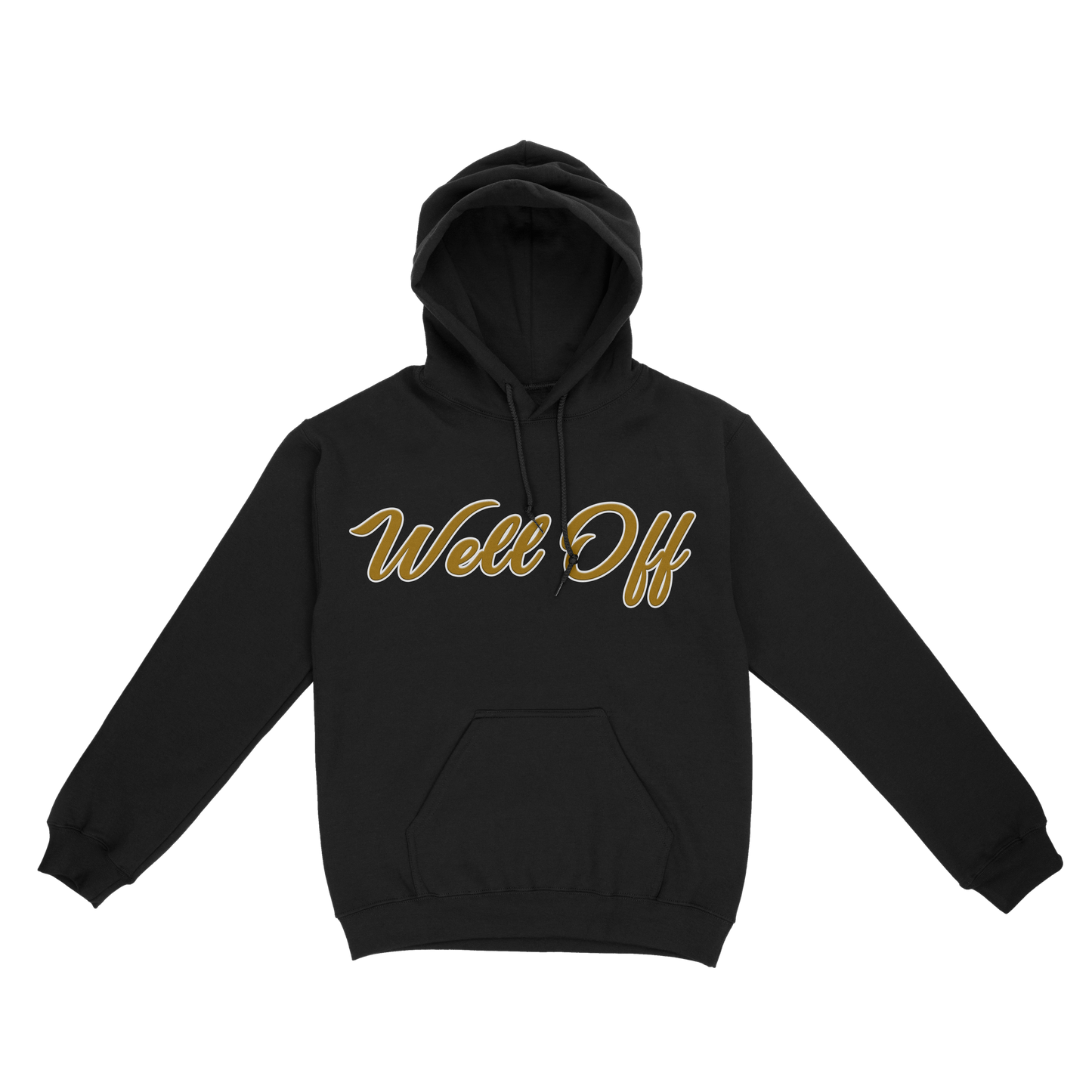 LLWO Hoodie Black Gold White