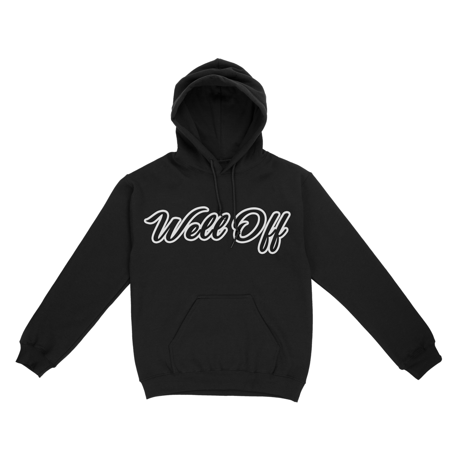 Well Off RWBR Hoodie Black White & Gold